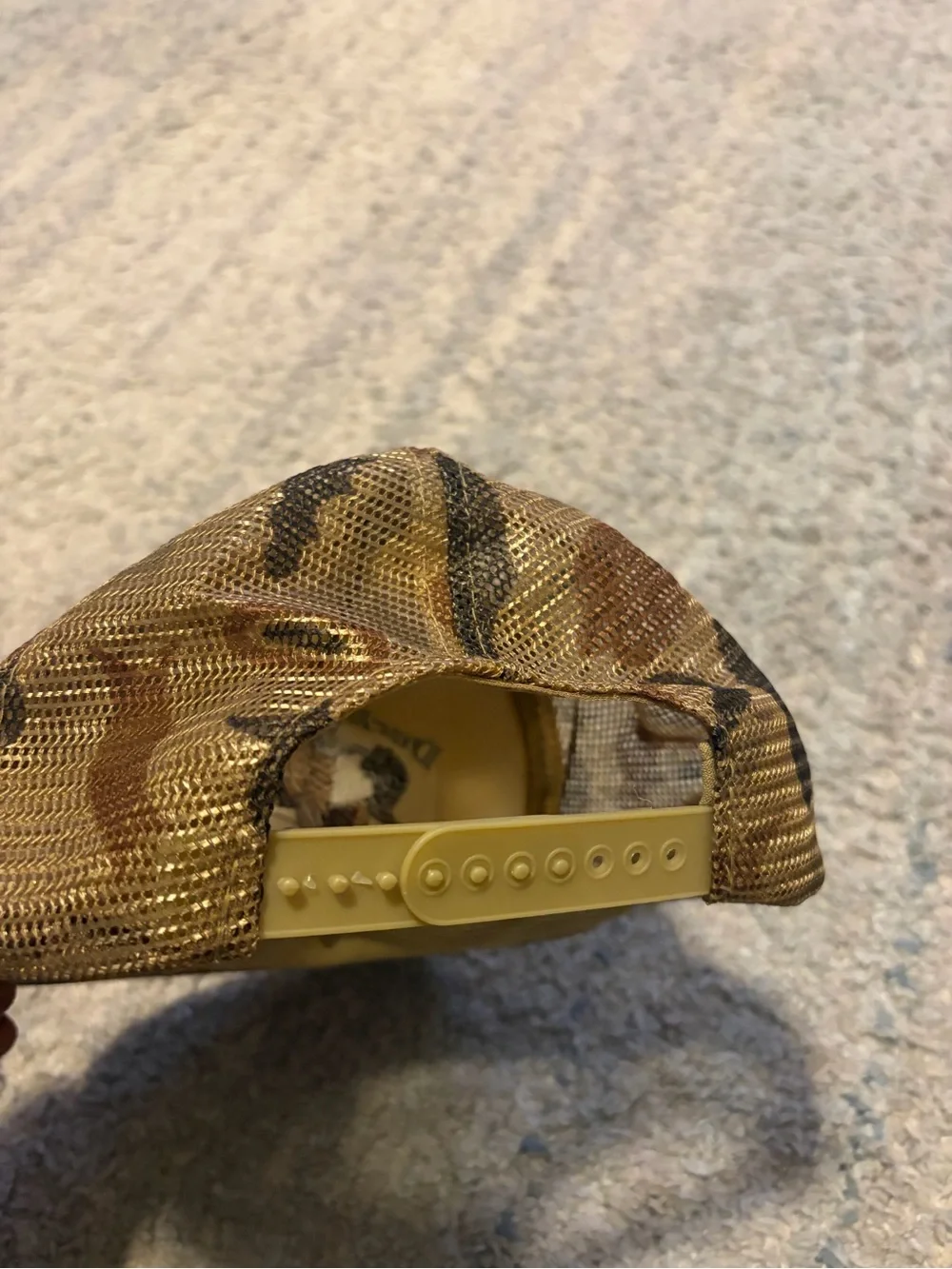 Vintage Ducks Unlimited Camo Mesh Trucker Hat Snapback Series #1 The Woodlands T
